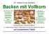 Die Rezepte aus 'Backen mit Vollkorn' auf abwaschbaren Tafeln