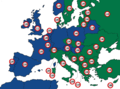 Highway speed limits europe with indicator colors.png