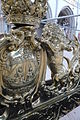 Detail choir gate by Johannes Lutma in Nieuwe Kerk Amsterdam with Amsterdam coat of arms.jpg
