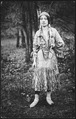 Postcard of Indian maiden in traditional dress - NARA - 285385.tif
