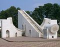 " Sun Dial "Jantar Mantar at the Ved Shala (Observatory), Ujjain - panoramio (4).jpg