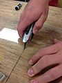 Cutting the plexiglass.JPG