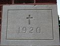 Saint Isidore Catholic Church (Bloomingdale, Illinois) - cornerstone, 1920.jpg