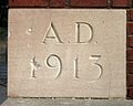 Saint Augustine Church (Covington, Kentucky) - cornerstone, 1913.jpg