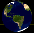 Lunar eclipse from moon-1914Mar12.png