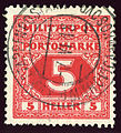 1918 PostageDue 5heller Mitrovica Kosovo.jpg