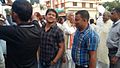 Arif Usman (Youth Congress Leader) at Rahul Gandhi's road show in Old Lucknow.jpg