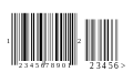 12345678901-2-23456 barcode UPC(A).svg