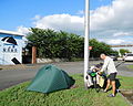 Break after a bike ride in Nièvre, before taking a train back to Normandy, France.jpg